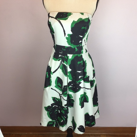 The Limited Dresses & Skirts - The Limited Green Strapless Dress Size 12